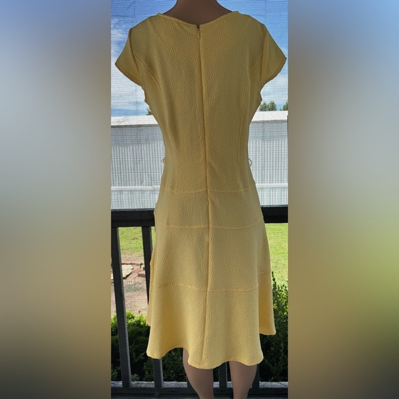 Sharagano Green Sleeveless A-Line Mini Dress - Picture 6 of 7